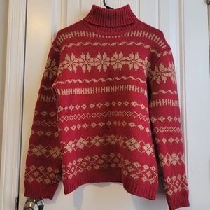 Y2K Vintage J. CREW 100% Wool Turtle Neck Sweater